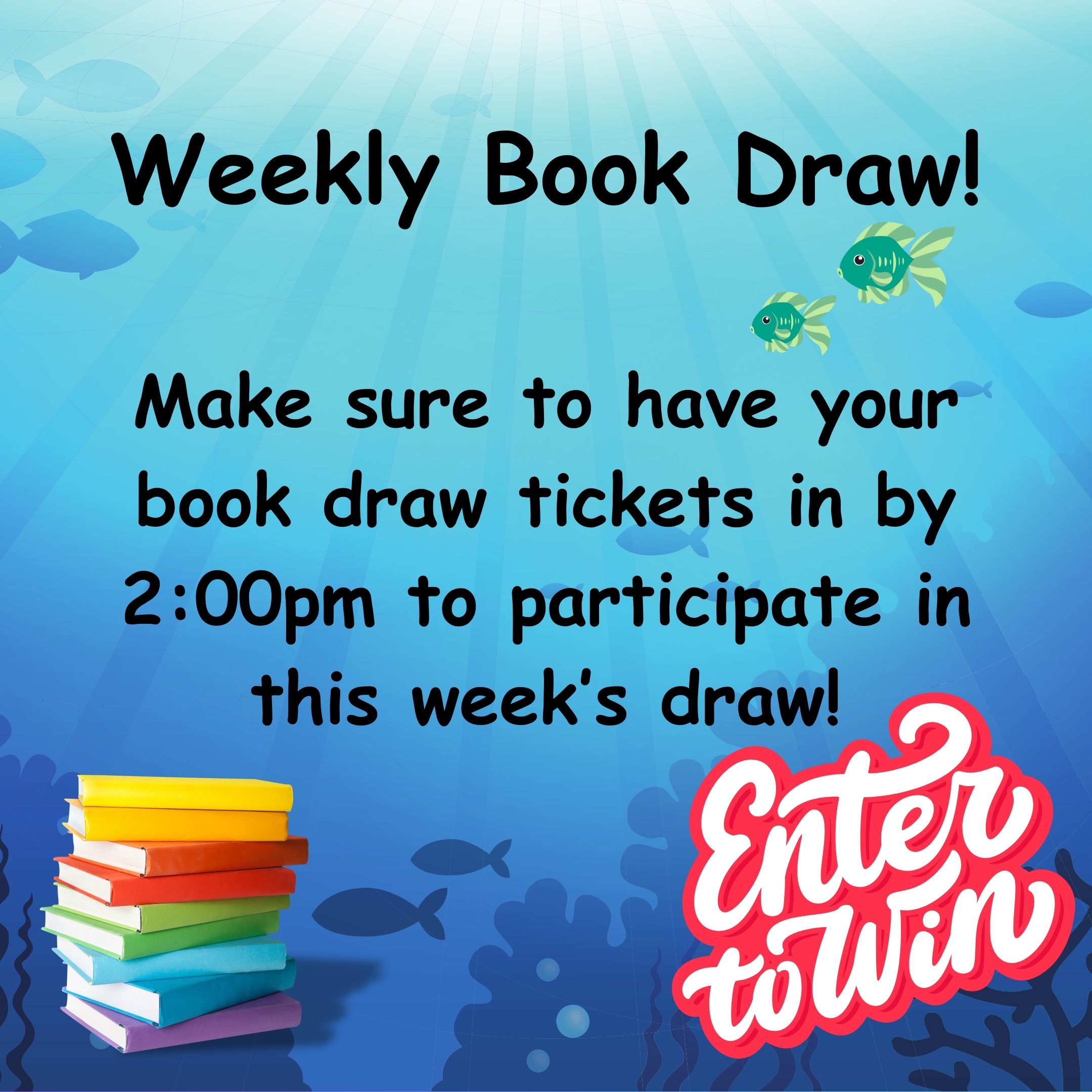 Make sure to stop into the Altona branch before 2pm to participate in that weeks draws!