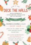 Deck The Halls! Join the Altona and Area Family Resource Centre at the Altona Library for stories & crafts! November 28, December 5, 12 & 19 @ 10:00am Registration Required email: AAFRC1998@gmail.com Include the names & ages of the children participating, adults must accompany their preschoolers